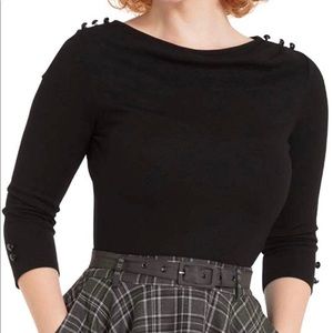 Voodoo Vixen Celine top, small EUC